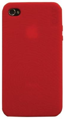 Jivo - JI-1183 - Apple iPhone 4/4S siliconen hoes in rood