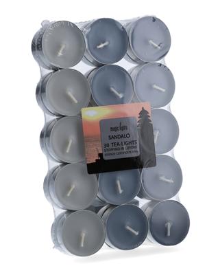 Geurkaarsen Magic Lights Sandelhout (30 Stuks)
