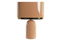 Bureaulamp DKD Home Decor Roze Gouden Metaal Ijzer 50 W (37 x 21 x 52 cm) - thumbnail