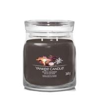 Yankee Candle black coconut signature medium jar - thumbnail