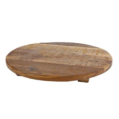 Overige Merken Houten dienblad 30x30x3.5 cm naturel