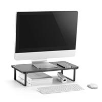 Maclean MC-933 Monitorstandaard 13 - 32 inch Schermverhoger Laptopstandaard Bureaubevestiging Schermstandaard tot 20 kg 50 x 26 x 12,2 cm - thumbnail
