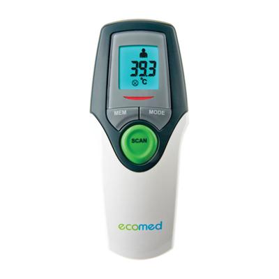 Ecomed TM 65-E Infrarood koortsthermometer Met koortsalarm
