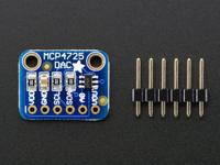 Adafruit MCP4725 Breakout Board - 12-bits DAC w/I2C-interface [ADA935] - thumbnail