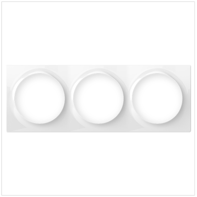 Fibaro FG-WX-PP-0004 veiligheidsplaatje voor stopcontacten Wit
