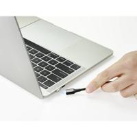 Renkforce RF-4746076 USB-kabel USB 2.0 USB-A stekker, USB-C stekker 1.00 m Zwart Magnetische stekker - thumbnail