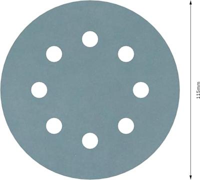 Bosch Accessoires 5 Excenter Ø115mm F355 Best for Coatings+Composite 8/1200 - 2608605114