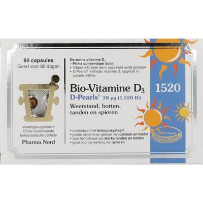 Pharma Nord Bio vitamine D3 38mcg 80 Capsules