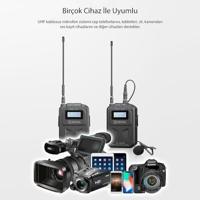 Boya uhf duo lavalier microfoon draadloos by-wm6s - thumbnail