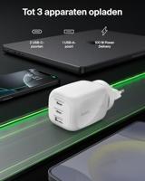 USB-kabel Belkin WCH016HQWH Wit - thumbnail