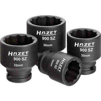 HAZET dopsleutel inzetstuk "900sz/4" machine plug-in set 1/2 6-edge