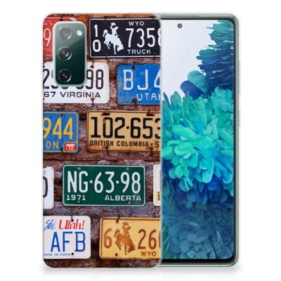 Samsung Galaxy S20 FE | Siliconen hoesje | met foto Kentekenplaten Samsung Galaxy S20 FE | Siliconen hoesje | met foto Kentekenplaten