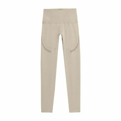 Sportleggings voor Dames 4F Functional SPDF012 Beige Maat XS/S