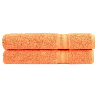 VidaXL Handdoeken solund 2 st 600 g/m² 100x200 cm oranje VidaXL Handdoeken solund 2 st 600 g/m² 100x200 cm oranje