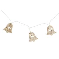 LED-lichtkrans DKD Home Decor Rendier (Afzuig)kappen Bruin Hout MDF (6,5 x 1,4 x 5,8 cm) - thumbnail