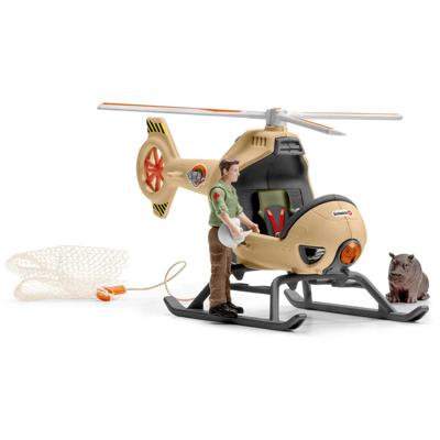 Schleich wild life reddingshelikopter voor dieren 42476