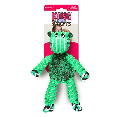 KONG FLOPPY KNOTS HIPPO 19X8,5X36 CM KONG FLOPPY KNOTS HIPPO 19X8,5X36 CM