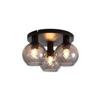 Searchlight PlafondlampRadiance 3-lichts zwart - 44521SM - thumbnail