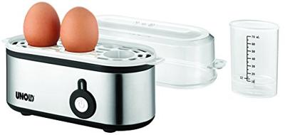 Unold Mini Eierkoker RVS, Zwart