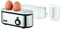 Unold Mini Eierkoker RVS, Zwart - thumbnail