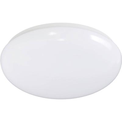 LED Plafondlamp - Aigi Arory - Opbouw Rond - 12W - Warm Wit 3000K - Mat Wit - Aluminium