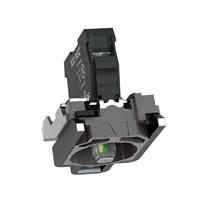 Schneider Electric ZB4BVB1 Fitting Met bevestigingsadapter, Met fitting Wit 24 V/DC, 24 V/AC 1 stuk(s) - thumbnail
