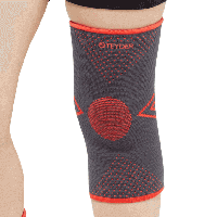 Teyder Kinder Kniebandage - XS - Universeel - Grijs - thumbnail