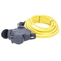 AS Schwabe 61456 Stroom Verlengkabel 16 A Geel 10.00 m AT-N07V3V3-F 3G 1,5 mm² - thumbnail