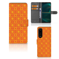 Sony Xperia 5III | Telefoon Hoesje | Batik Oranje - thumbnail