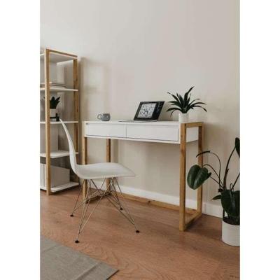 Consolebureau - DENVER - Artisan Oak / Wit - 2 lades - 100 x 35 x 75 cm