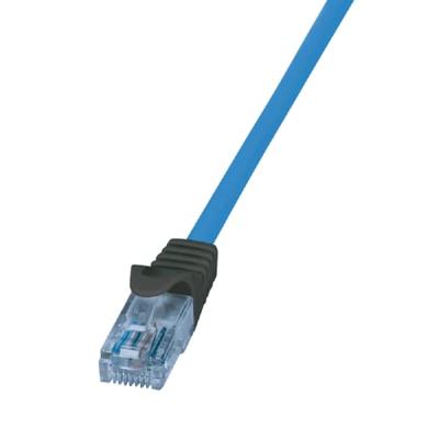 LogiLink CPP005 RJ45 Netwerkkabel, patchkabel CAT 6A U/UTP 5 m Blauw Vlambestendig, Halogeenvrij, Met anti-kniktule, Snagless, Vergulde steekcontacten 1 stuk(s) LogiLink CPP005 RJ45 Netwerkkabel, patchkabel CAT 6A U/UTP 5 m Blauw Vlambestendig, Halogeenvrij, Met anti-kniktule, Snagless, Vergulde steekcontacten 1 stuk(s)