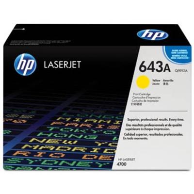 HP 643A originele gele LaserJet tonercartridge HP 643A originele gele LaserJet tonercartridge