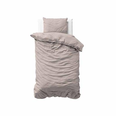 Primaviera Deluxe - Egyptisch Katoen Dekbedovertrek Uni - Taupe - 140 x 200/260