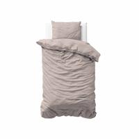 Primaviera Deluxe - Egyptisch Katoen Dekbedovertrek Uni - Taupe - 140 x 200/260 - thumbnail
