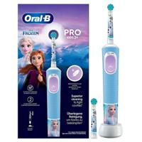 Elektrische tandenborstel Oral-B Frozen Zwart Multicolour (2 Onderdelen) (2 Stuks) - thumbnail