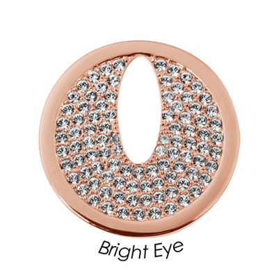 Quoins Disk Bright Eye staal rosékleurig Medium QMOA-15M-R Quoins Disk Bright Eye staal rosékleurig Medium QMOA-15M-R