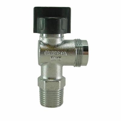 Wiesbaden Riko Gasaansluitkraan Gastec 1/2&apos;&apos;x M24 haaks bui.