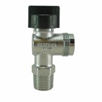 Wiesbaden Riko Gasaansluitkraan Gastec 1/2&apos;&apos;x M24 haaks bui. - thumbnail