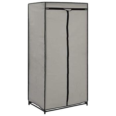 VidaXL Kledingkasten 2 st 75x50x160 cm grijs VidaXL Kledingkasten 2 st 75x50x160 cm grijs