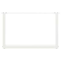 Salontafelpoten 2 st U-vormig 60x(42-43) cm staal wit - thumbnail