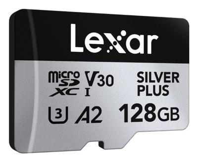 Lexar MicroSDXC Silver Plus UHS-1 128GB V30 R205/W100MB/s...