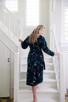 Pip Studio Pip Studio Les Fleurs Badjas - Donkerblauw XS - thumbnail