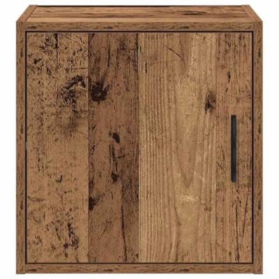 VidaXL Garage wandkast bewerkt hout oud hout