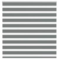 VidaXL Zebra rolgordijn 150x100 cm stofbreedte 145,9 cm donkergrijs - thumbnail