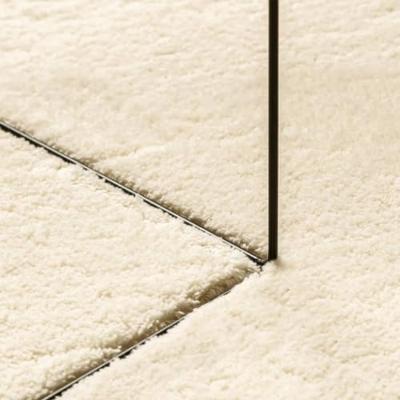 VidaXL Vloerkleed huarte laagpolig zacht wasbaar 80x150 cm crème