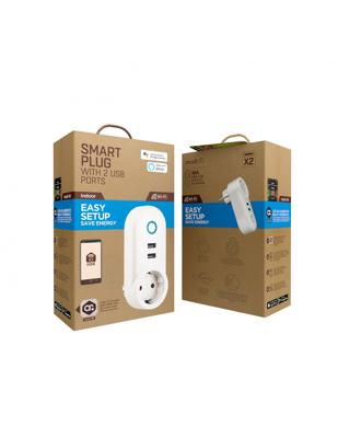 Slim Stopcontact Muvit iO Wi-Fi 220 V 100 - 240 V 16 A