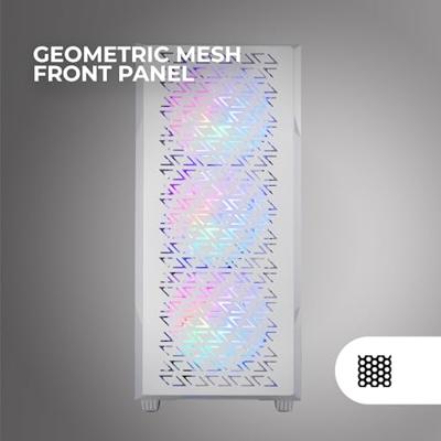 ATX Semi-toren BehuizingMars Gaming MCGEOW Wit