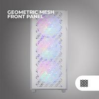 ATX Semi-toren BehuizingMars Gaming MCGEOW Wit - thumbnail