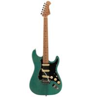 Fazley Outlaw Series Sheriff Plus SSS Blue elektrische gitaar met gigbag - thumbnail