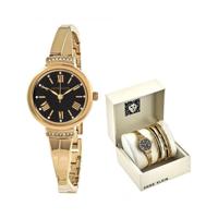 Anne Klein AK/3414BKST Dames Horloge en Armbandset 28mm 3ATM - thumbnail